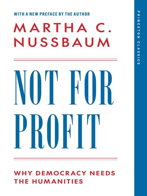 Title details for Not for Profit by Martha C. Nussbaum - Wait list